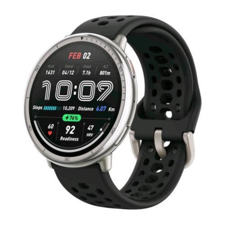 Amazfit active 2 orologio fitness in acciaio inossidabile