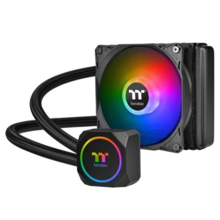 Thermaltake cl-w285-pl12sw-a sistema di raffreddamento per computer processore raffreddatore di liquidi tutto in uno nero 1 pz