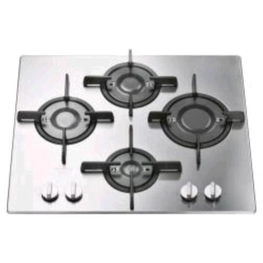 Hotpoint ariston 641 d/ix/h piano cottura a gas 4 fuochi piano in vetro temperato bianco