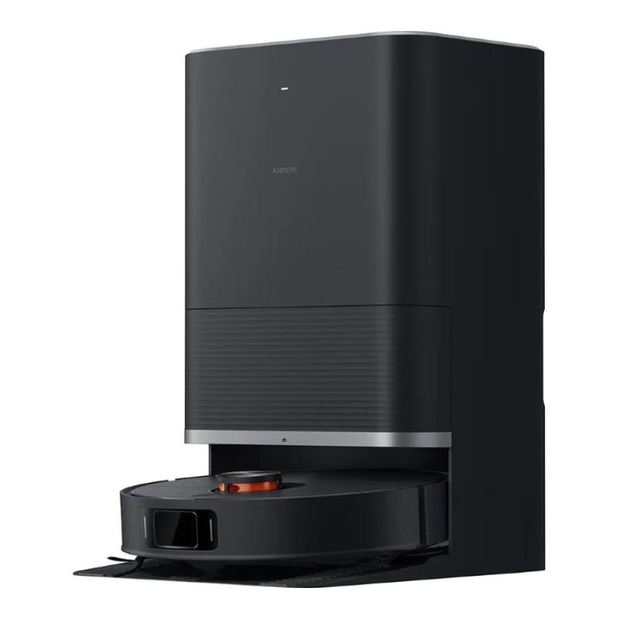 Xiaomi robot vacuum x20 max robot aspirapolvere lavapavimenti, panno laterale estensibile, auto-pulizia panni con acqua calda a 55 gradi, aspirazione 8.000 pa, svuotamento automatico, controllo vocale nero