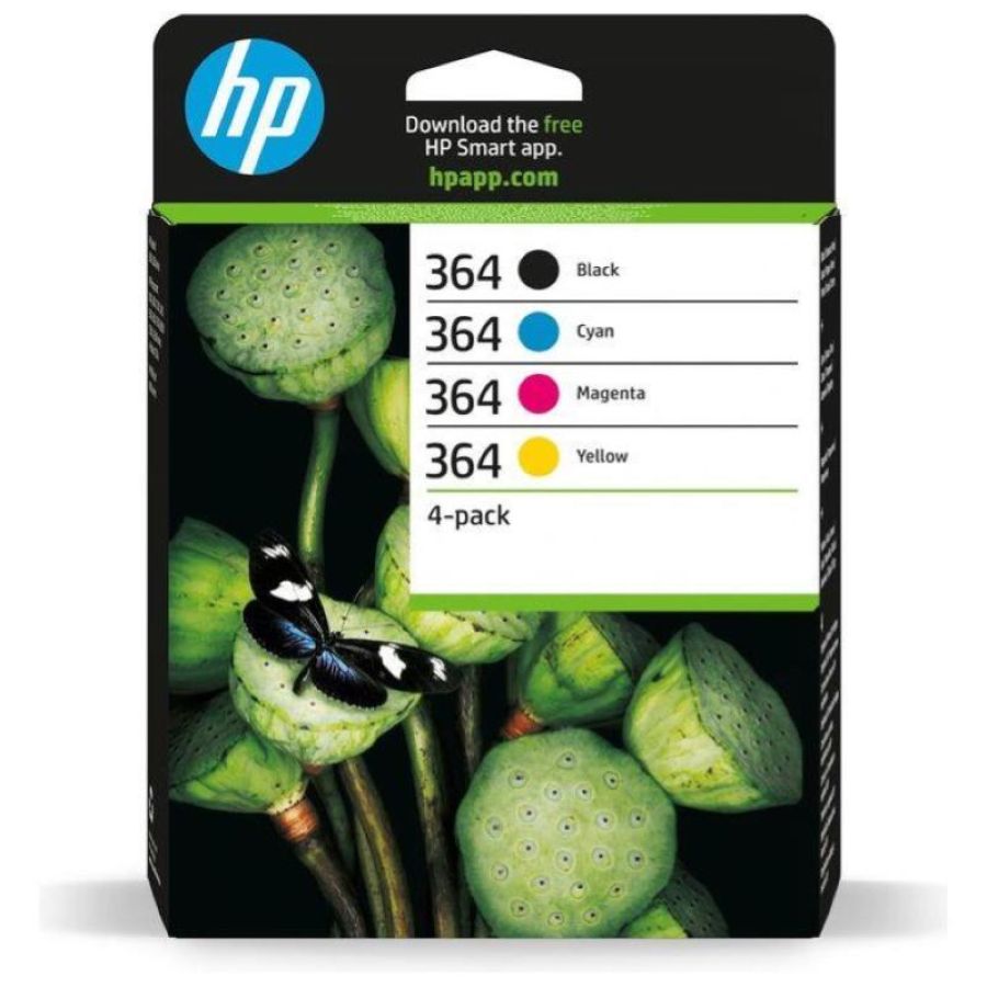 Hp 364 multipack cartucce nero+ciano+giallo+magenta