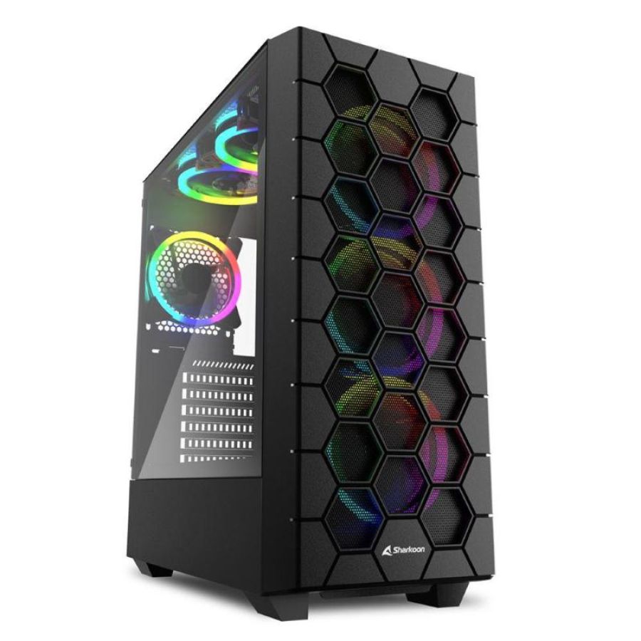 Sharkoon rgb hex desktop nero