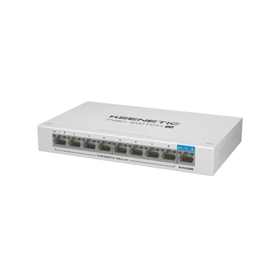 Keenetic switch poe 9 switch 1 porta 1gbps 8 porte 1 gbps poe