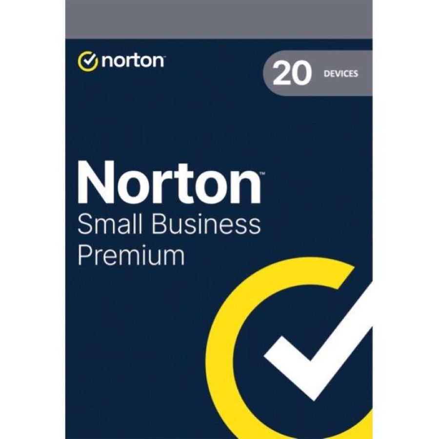 Norton small business premium 20 dispositivi 500gb backup in cloud box