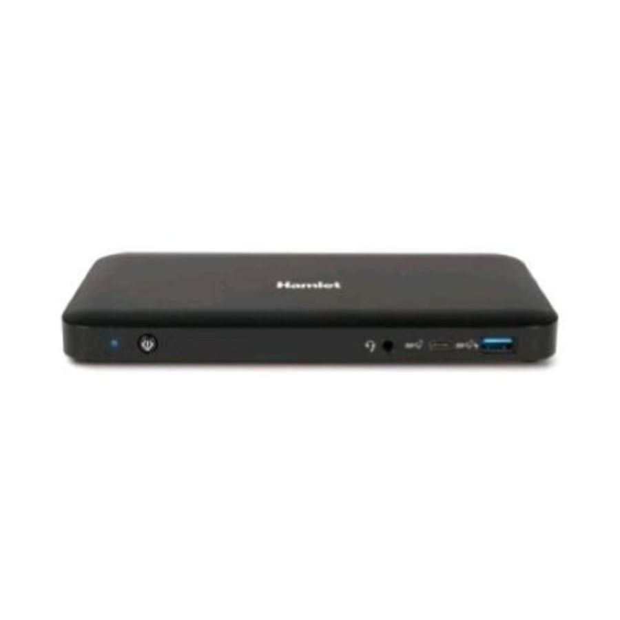 Hamlet hdocks600c docking station power delivery 85w triple display hdmi + 2xdp 4xusb 3.1 gen 2 usb type-c lan audio