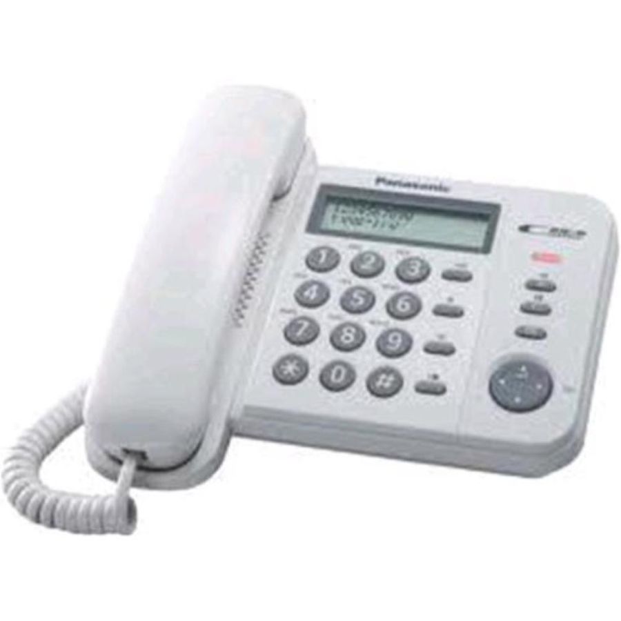 Panasonic kx-ts580ex1w telefono da tavolo bianco
