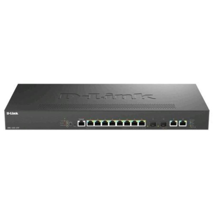 D-link dms-1250-12tp switch gestito 12 porte - 8 x multi-gigabit 2.5g poe - 2 x multi-gigabit - 2 x 10g sfp+