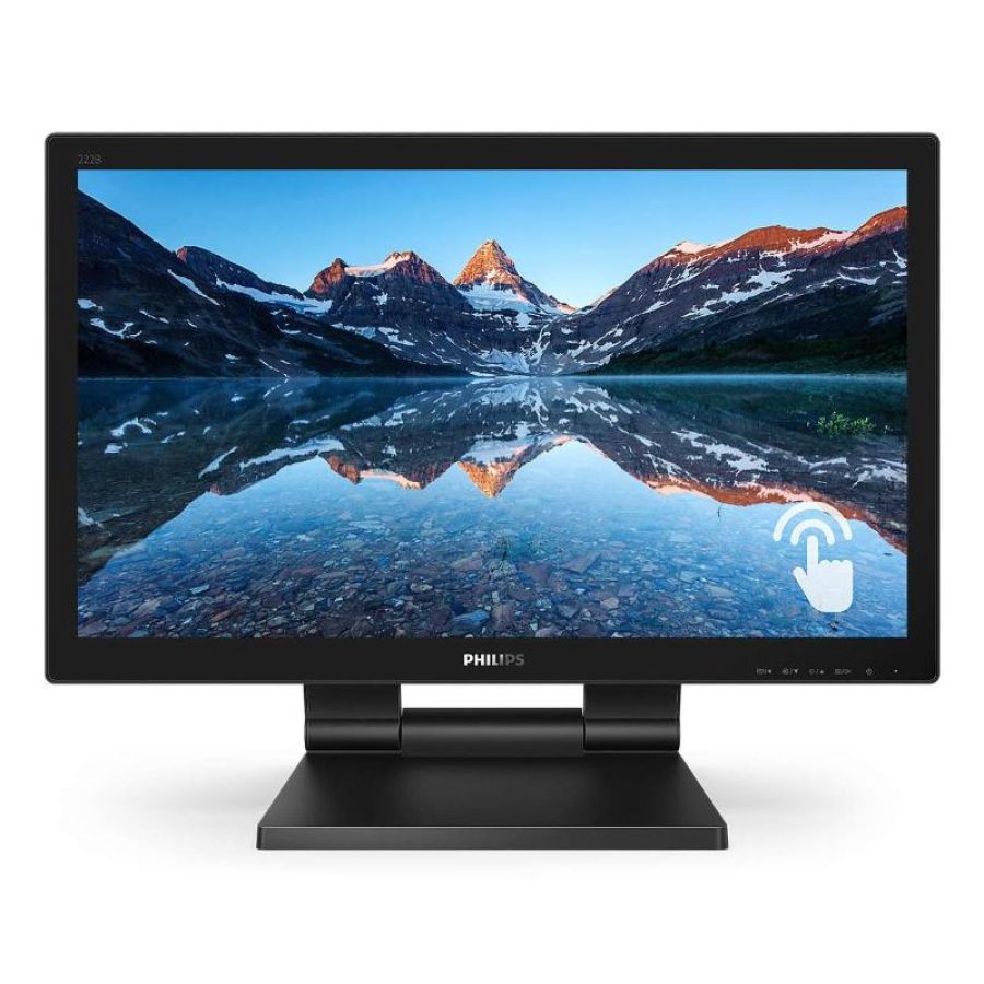 Philips b line 222b9ta-00 monitor touchscreen 21.5`` full hd va 60hz nero ufficio