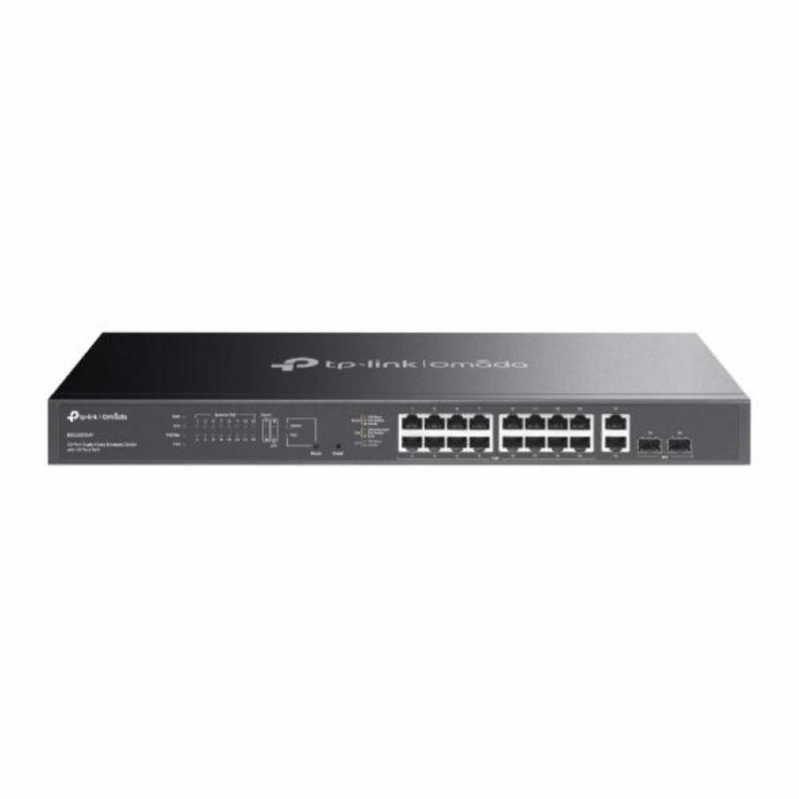 Tp-link es220gmp switch di rete gestito gigabit 18 porte poe+ 250w cloud nero