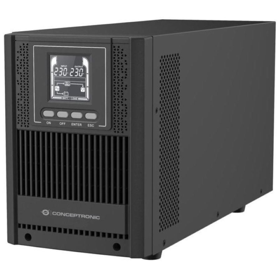 Conceptronic zeus52e2k gruppo di continuita` ups doppia conversione online 2 kva 1800w 6 prese ac