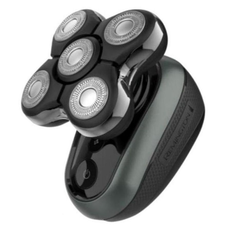 Remington xr1600 rasoio elettrico testa calva ricaricaricabile waterproof 5 testine funzione turbo boost nero