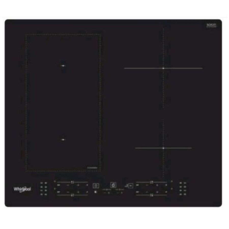 Whirlpool wl b8160 ne piano cottura ad induzione 4 zone 59 cm nero
