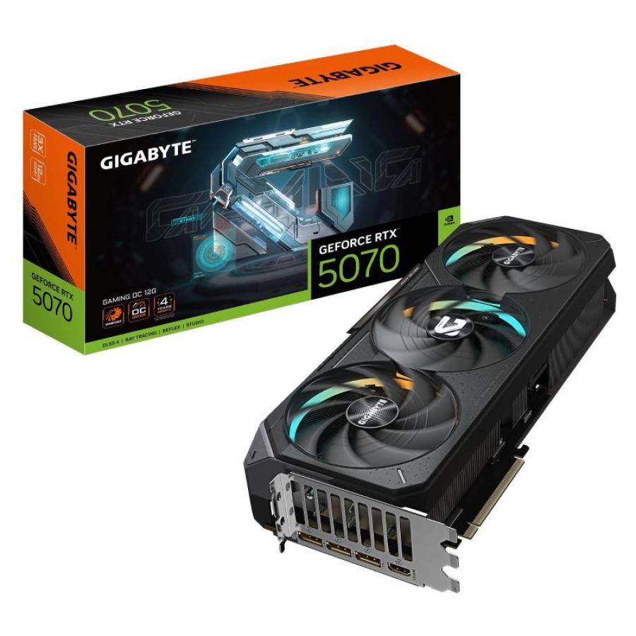 Gigabyte geforce rtx 5070 ti gaming oc 16gb gddr7 dlss4 1*hdmi/3*displayport pci ex 5.0 16x