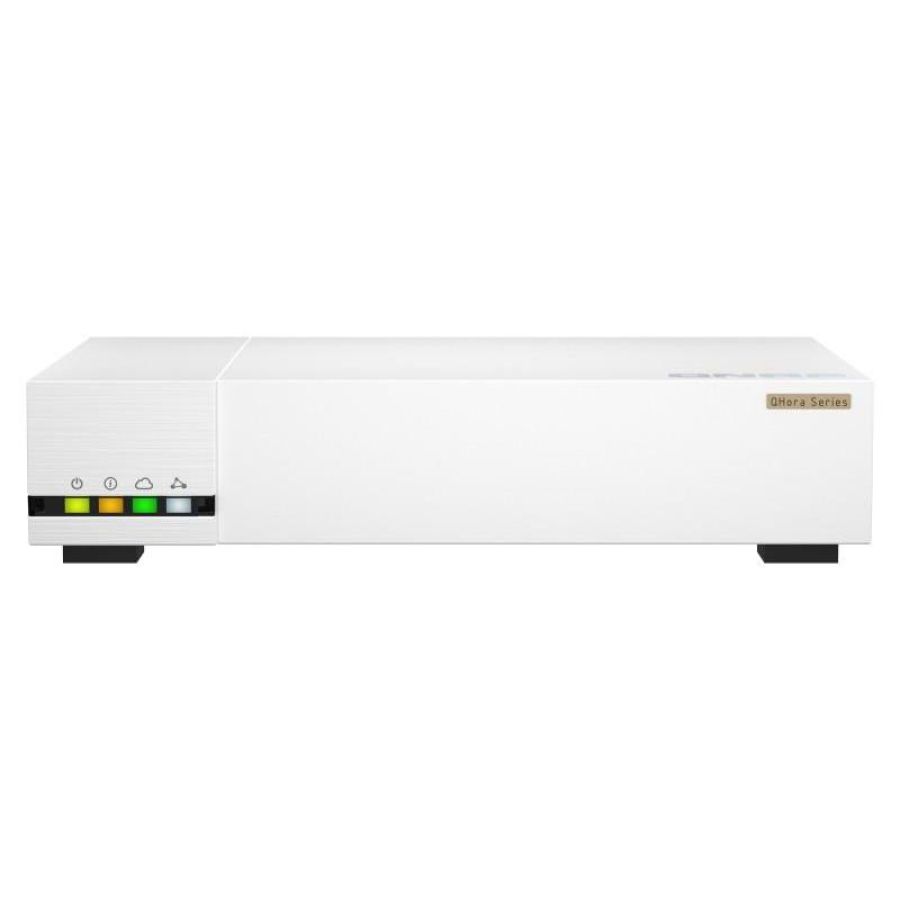 Qnap qhora-322 router cablato 2.5 gigabit ethernet, 10 gigabit ethernet bianco