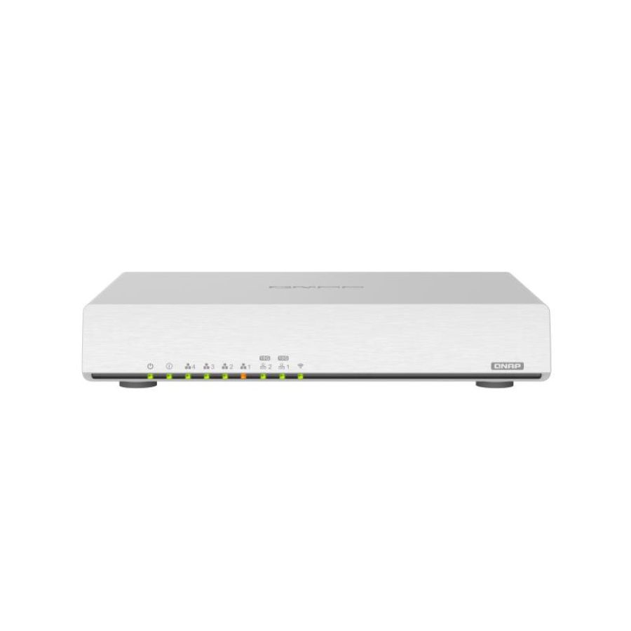 Qnap qhora-301w router wireless 10 gigabit ethernet dual-band (2.4 ghz/5 ghz) bianco