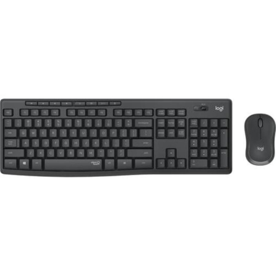 Logitech mk295 kit mouse e tastiera wireless con tecnologia silenttouch e layout italiano qwerty