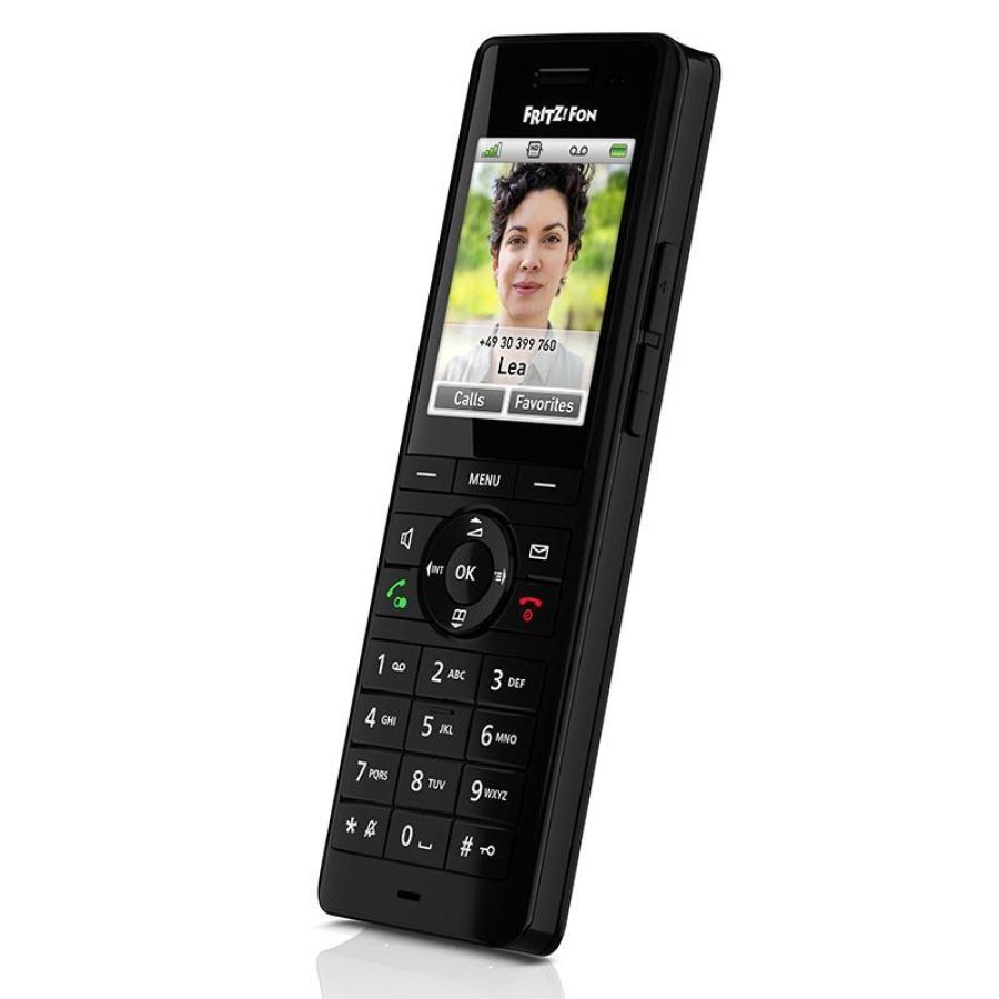 Avm fritz! fon x6 cordless voip dect gap nero