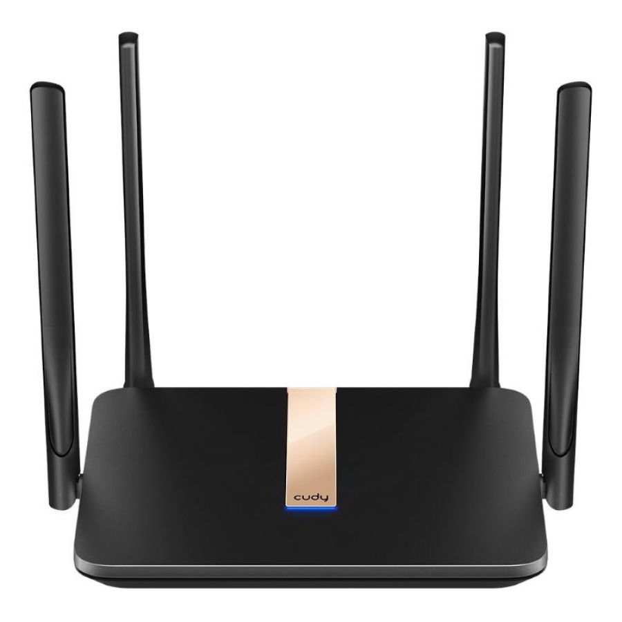 Cudy lt500d router 4g lte wi-fi dual-band 867 mbit-s 4 porte ethernet nero vpn