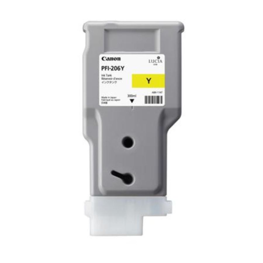 Canon pfi-206y serbatoio giallo per ipf 6400 / ipf 6450 300ml