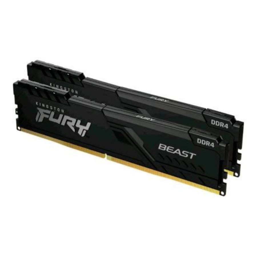 Kingston fury beast black 16gb 2x 8gb ddr4 3.200mhz cl16 dimm