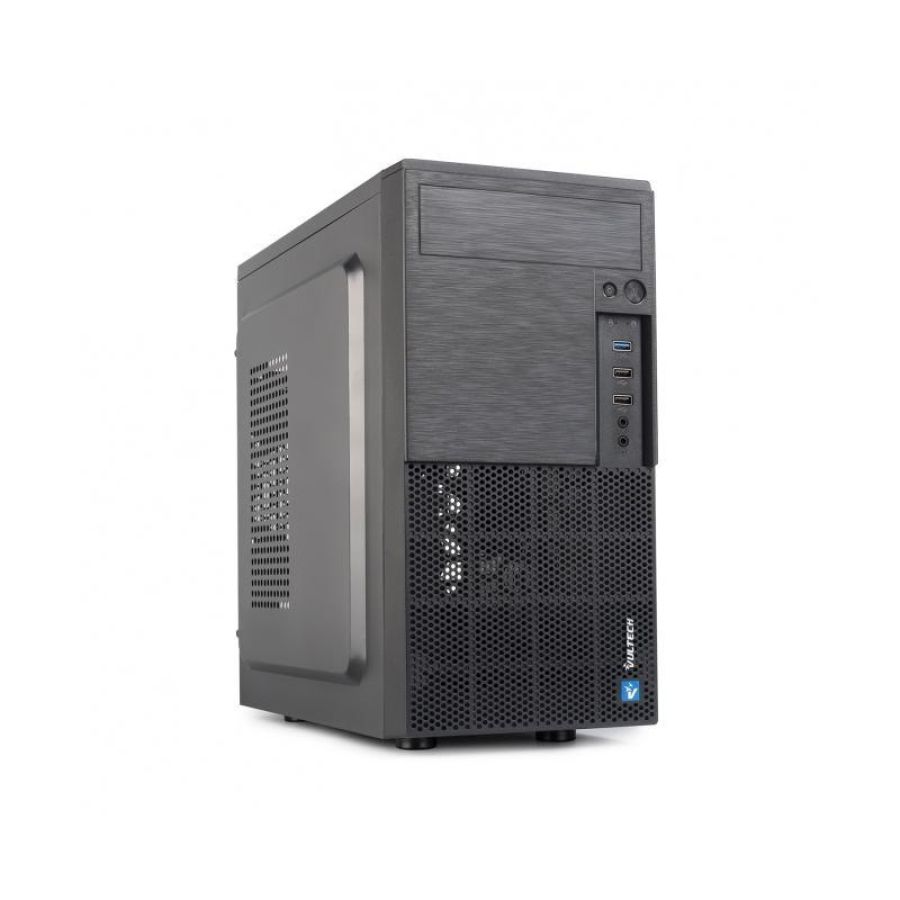 Vultech vco-m1699p rev. 2.1 case midi tower atx micro-atx mini-itx con alimentatore 2xusb 2.0 1xusb 3.0 colore nero