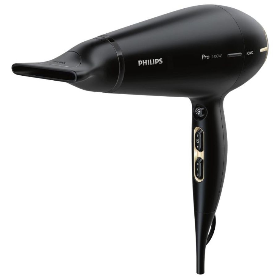 Philips hps920/00 hair dryer prestige pro asciugacapelli professionale con 2 beccucci per lo styling 2.300 w nero