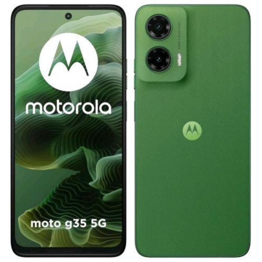Motorola moto g35 5g dual sim 6.72 octa core 128gb ram 4gb 5g tim leaf green