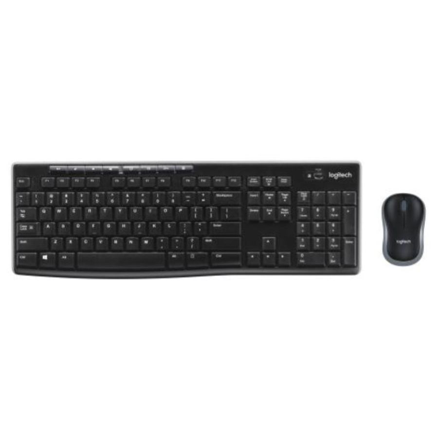 Logitech mk270 kit tastiera e mouse wireless layout tedesco colore nero