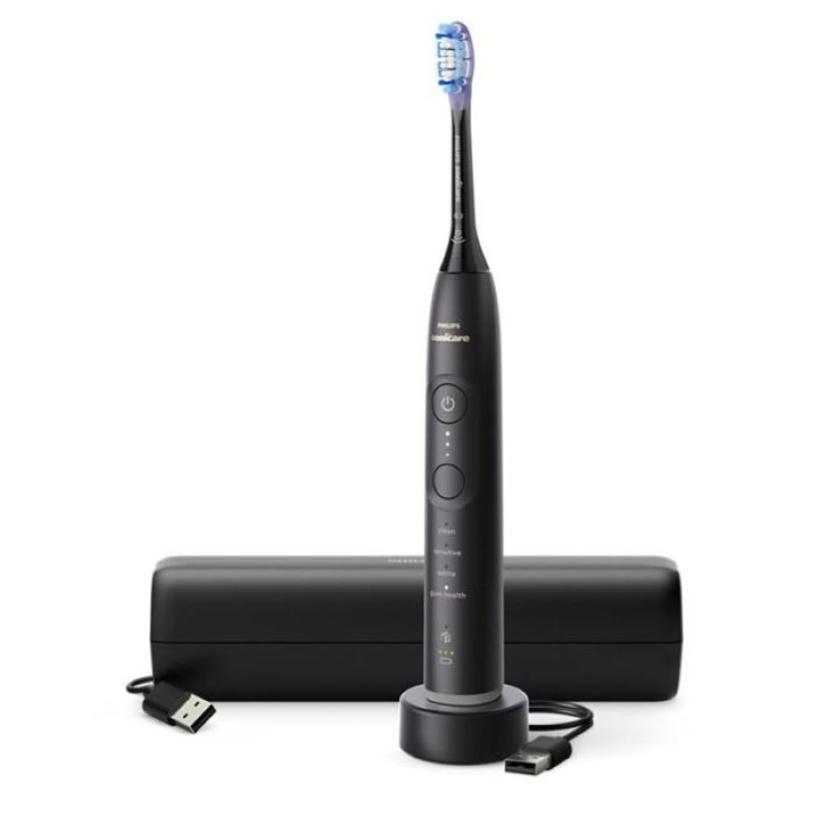 Philips sonicare 7100 toothbrush spazzolino elettrico sonico 3 livelli di intensita` sensore di pressione nero