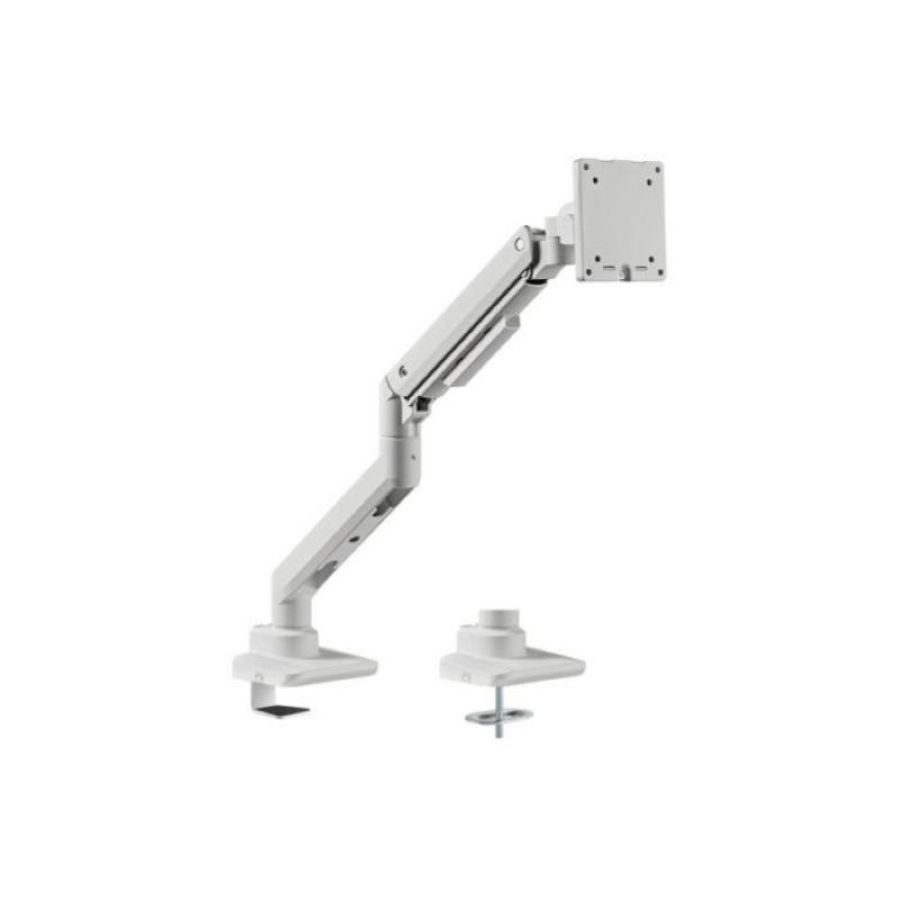 Conceptronic supporto da tavolo per monitor a schermo piatto 49`` bianco scrivania