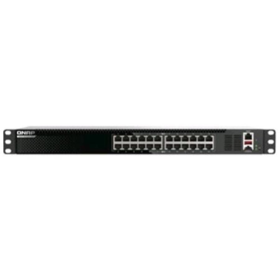 Qnap qsw-m3224-24t switch di rete gestito l3 24 porte lan rj-45 10gbe base-t grigio