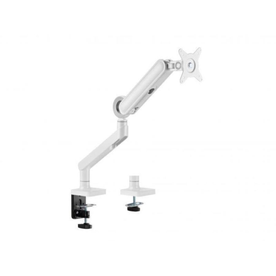 Conceptronic supporto da tavolo per monitor a schermo piatto 35`` bianco scrivania