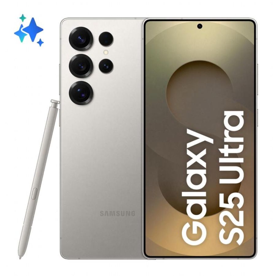 Samsung s938 galaxy s25 ultra 5g dual sim ai 6.9 octa core 1tb ram 12gb 5g italia titanium gray