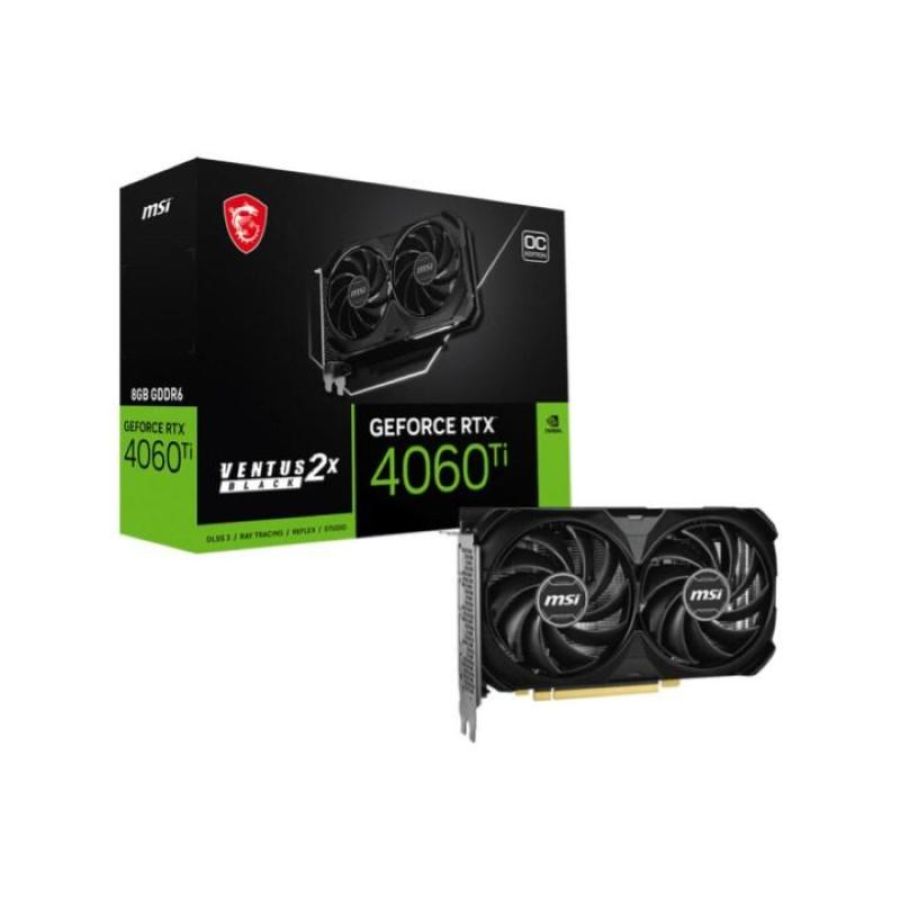 Scheda video geforce rtx 4060 ti ventus 2x black e1 oc 8gb (v512-001r)