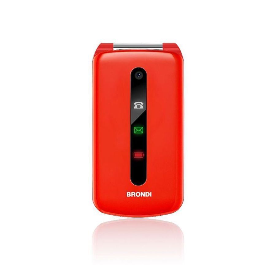 Brondi president telefono cellulare dual sim 3`` rosso