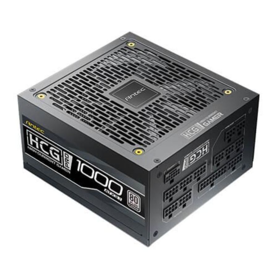 Antec hcg1000 pro pec alimentatore high current gamer pro atx 3.1- 1.000 w 80 plus platinum pfc attivo pcie 5.1