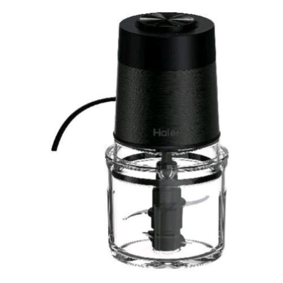 Haier hch5b1 tritatutto elettrico series 5 500w 2 velocita` ciotola in vetro da 0.5 lt nero