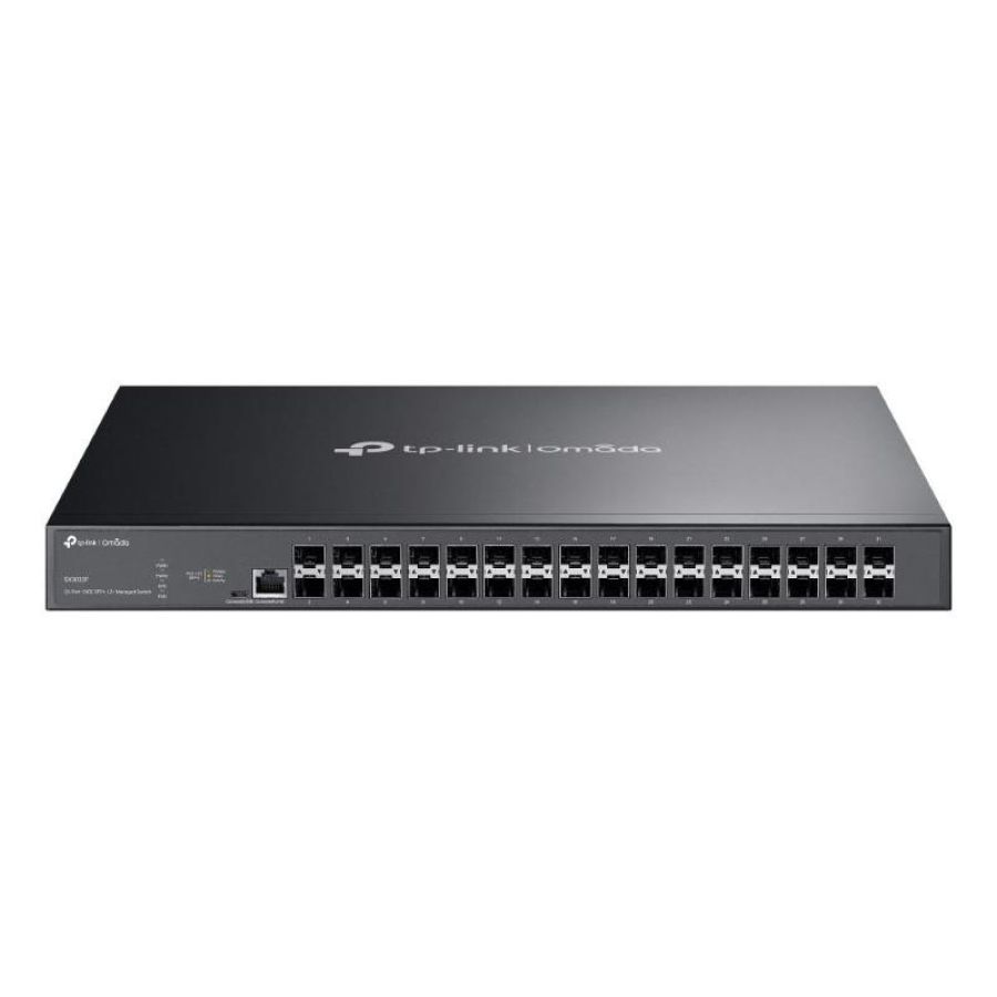 Tp-link omada sx3032f switch di rete l2+ 32 porte 10ge sfp+ gestito cloud nero