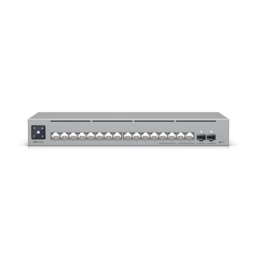 Ubiquiti pro max 16 l3 2.5g ethernet (100/1000/2500) 1u grigio