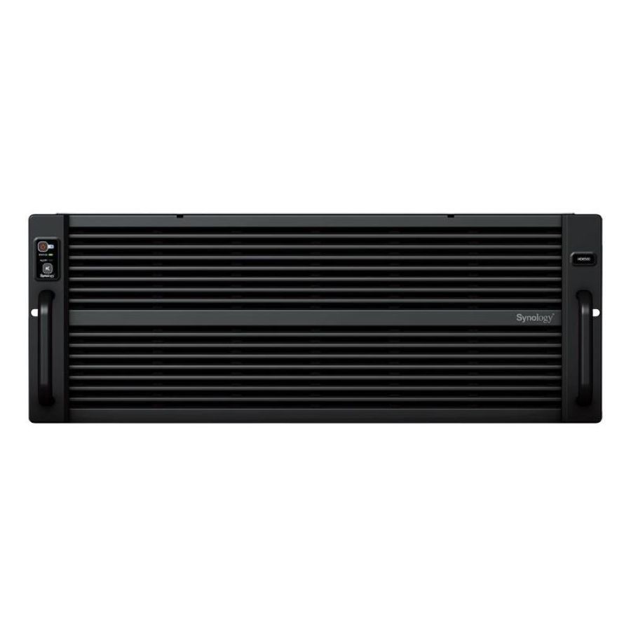 Server di archiviazione high density synology hd6500 x 60 hdd 3.5sas/2.5sata ssd (no incl.)2p usb 64gb ddr4 ecc-cpu xeon 4210r