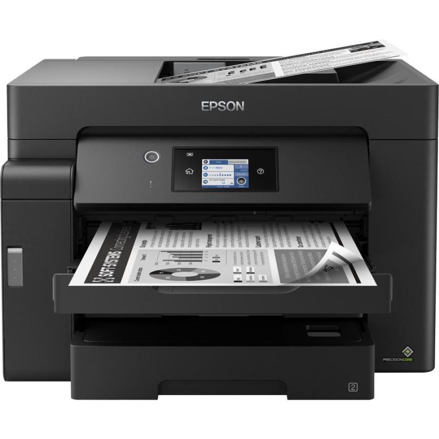 Stampante epson mfc ink ecotank mono et-m16600 c11cj41401 a3+ 3in1 32ppm 550fg lcd usb lan wifi direct fino:31/03
