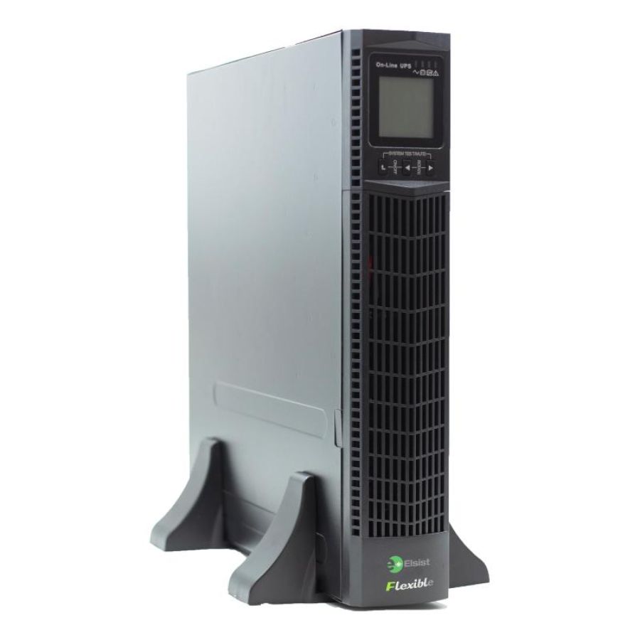Ups elsist flexible 3000va/2700w rack/tower lcd online profondita 520mm con morsettiera fino:31/03