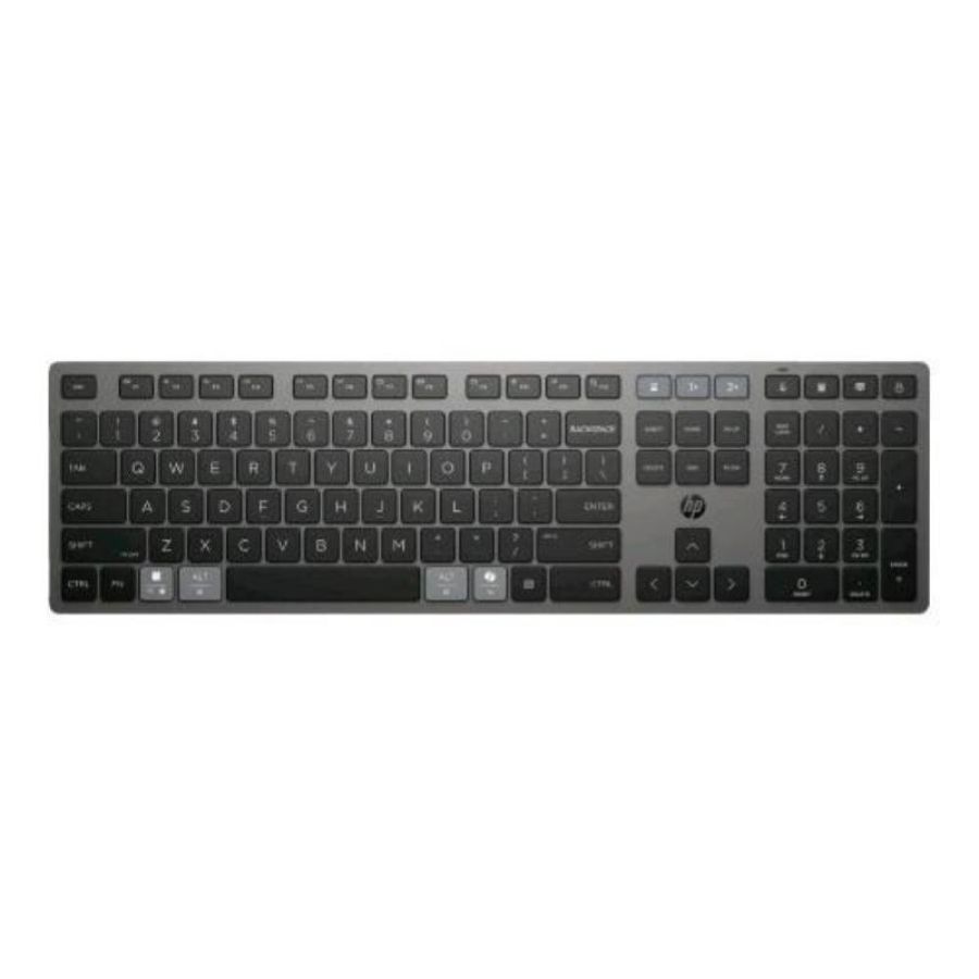 Hp 725 tastiera wireless multidispositivo 2.4ghz + bluetooth qwerty