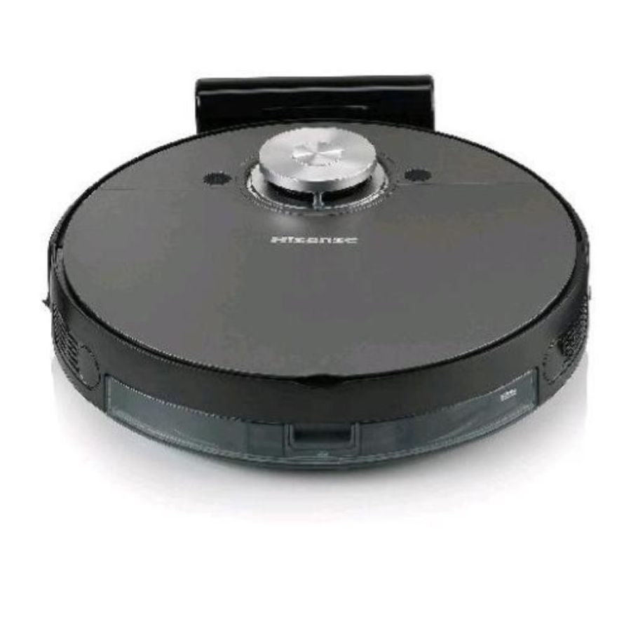 Hisense rvcl144ab robot aspirapolvere lavapavimenti mappatura laser 3 livelli di potenza e di lavaggio controllo tramite app nero