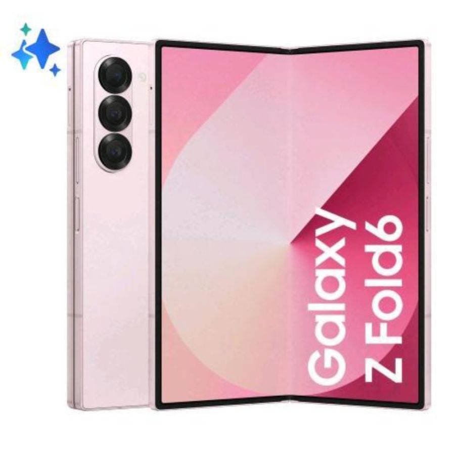 Samsung f956 galaxy z fold6 5g dual sim 7.6 octa core 256gb ram 12gb 5g italia pink