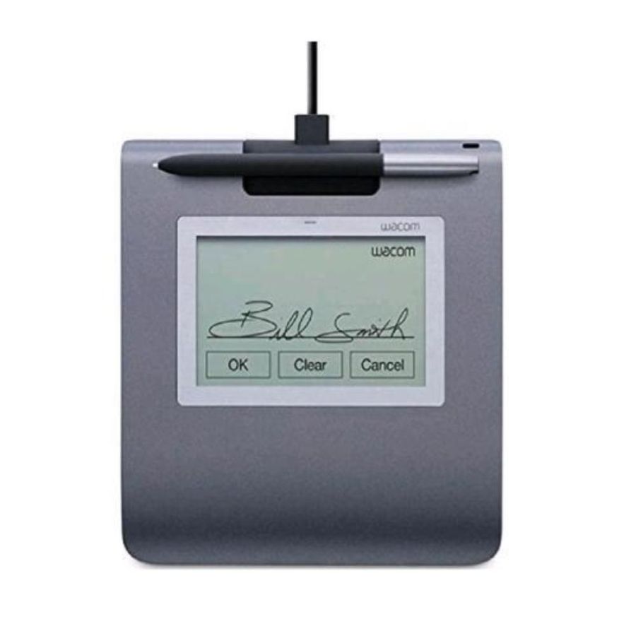 Wacom stu-430 display lcd per acquisizione firma digitale 4.5 monocromatico usb 2.450 lpi grigio