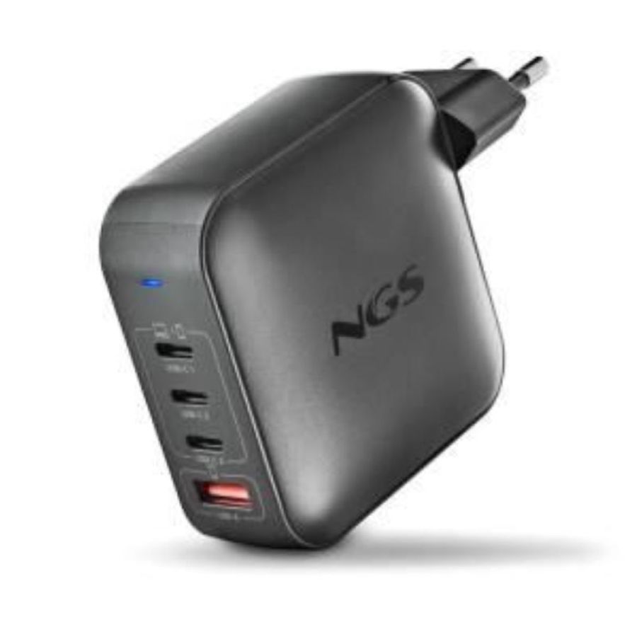 Ngs bud caricabatterie da rete 165 w 3 x usb-c 1 x usb-a per smartphone notebook tablet nero