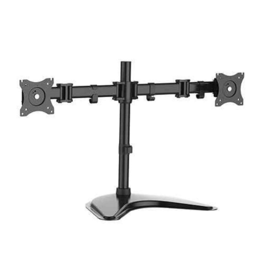 Link lkbr08 braccio supporto da tavolo con base per 2 monitor 13-27`` fino a 8kg a 3 snodi