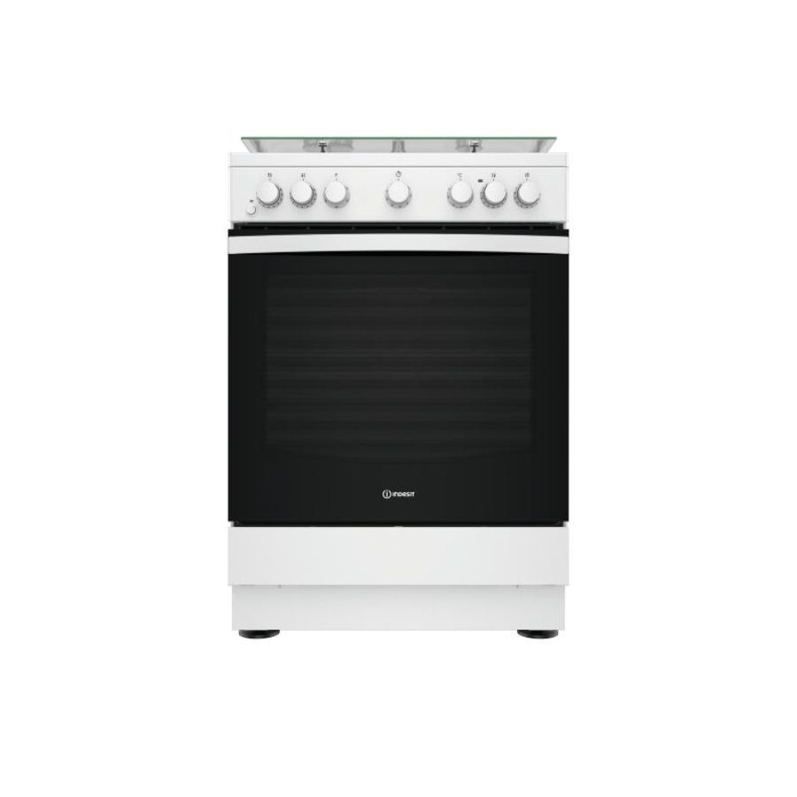 Indesit cucina a gas 4 bruc.forno elet.75lt 60x60 bianco is67g4phw/e/1