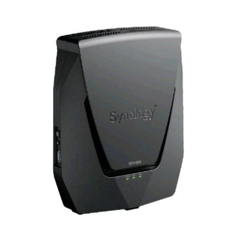 Synology wrx560 router wireless wi-fi 6 dual band 1xporta gigabit wan + 3xporte gigabit lan nero